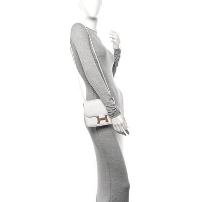 Hermes Swift Constance 18 New White 3 of 23