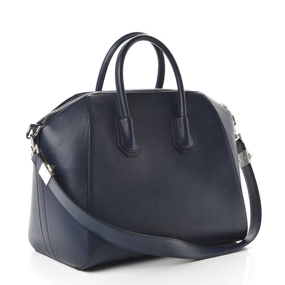 Givenchy Sugar Goatskin Medium Antigona Deep Blue 3 of 10