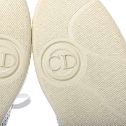 Christian Dior Homme Smooth Calfskin Suede Mens B01 Sneakers 40 Grey Yellow 6 of 9