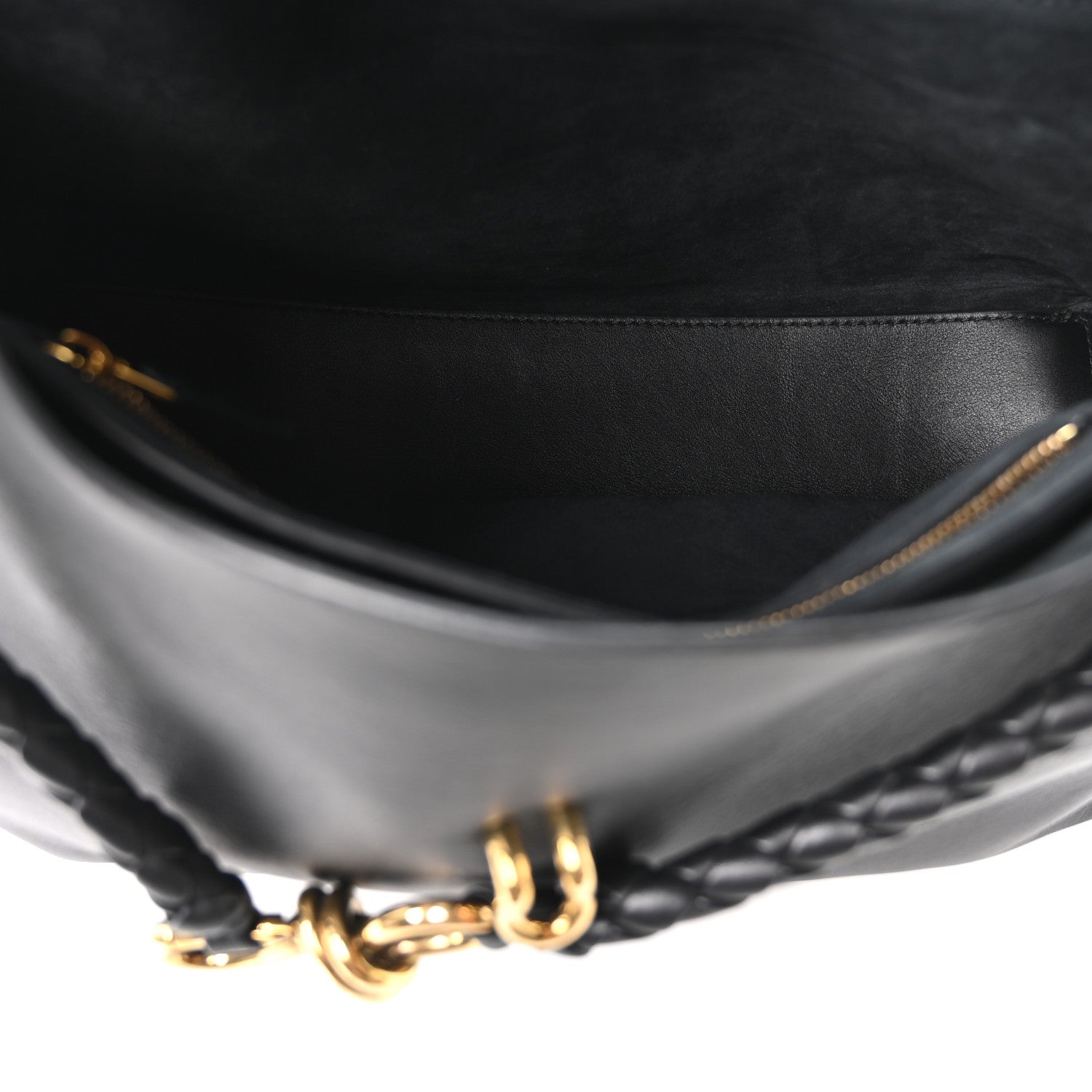 Bottega Veneta Silky Calfskin Medium Ciao Ciao Black 5 of 10