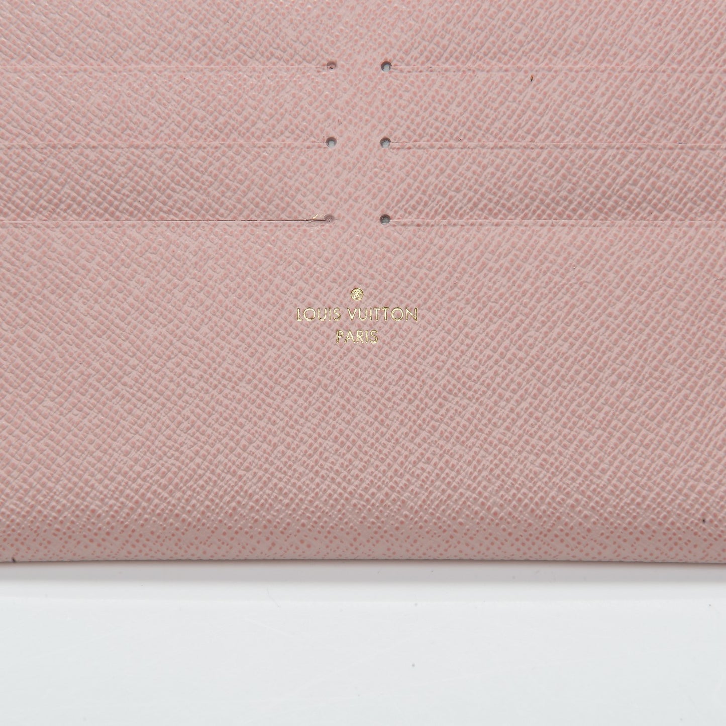 Calfskin Felicie Card Holder Insert Rose Ballerine