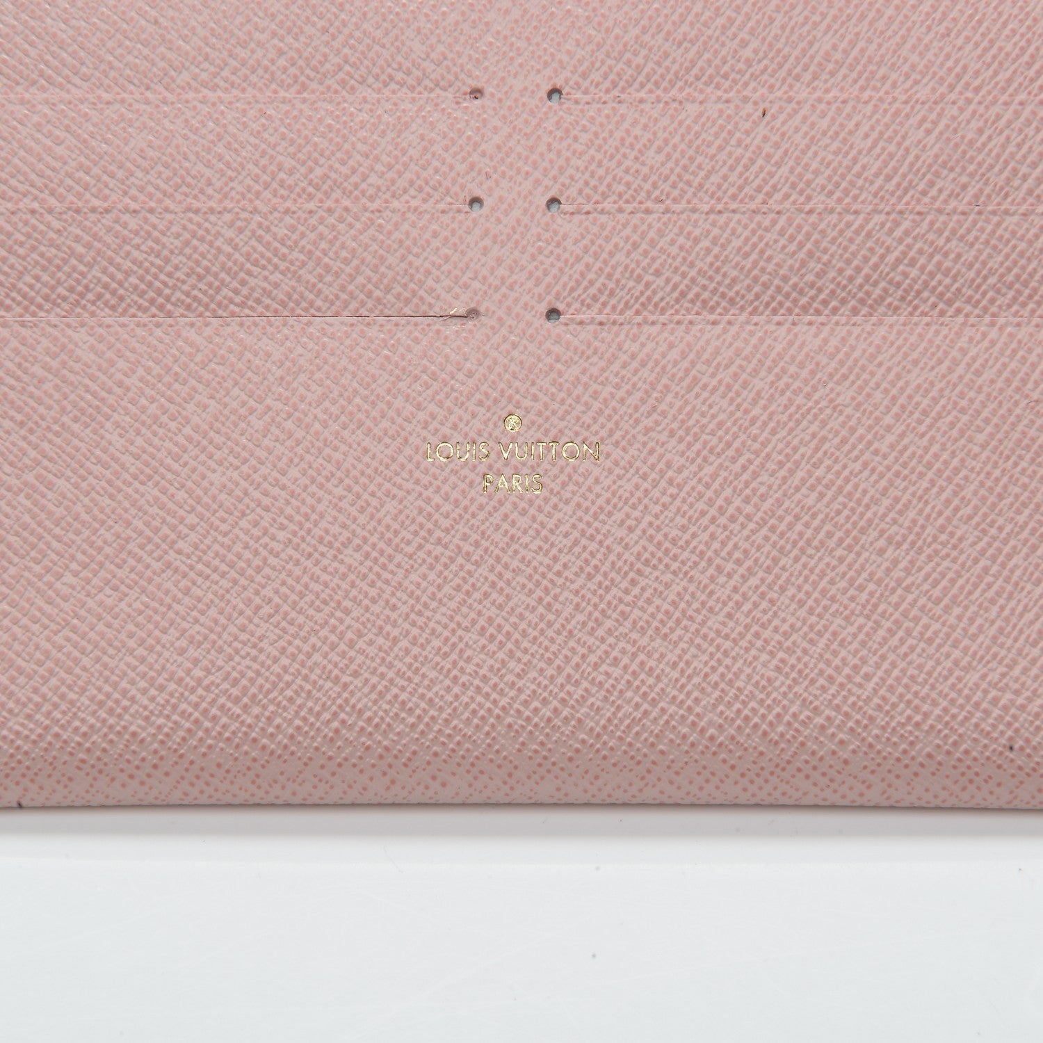 Louis Vuitton Calfskin Felicie Card Holder Insert Rose Ballerine 6 of 6