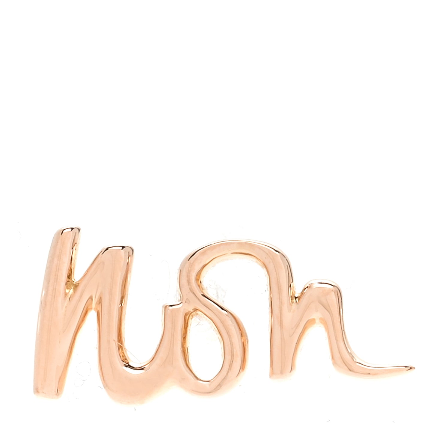 18K Rose Gold Graffiti Non Single Earring