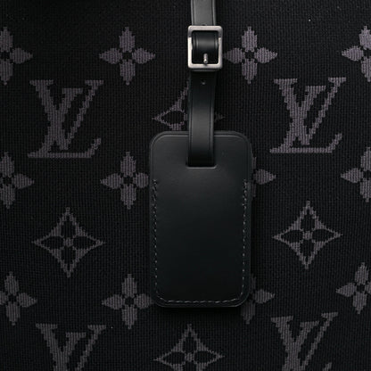 Louis Vuitton Knit Monogram Eclipse Horizon Soft 55 Suitcase 5 of 12
