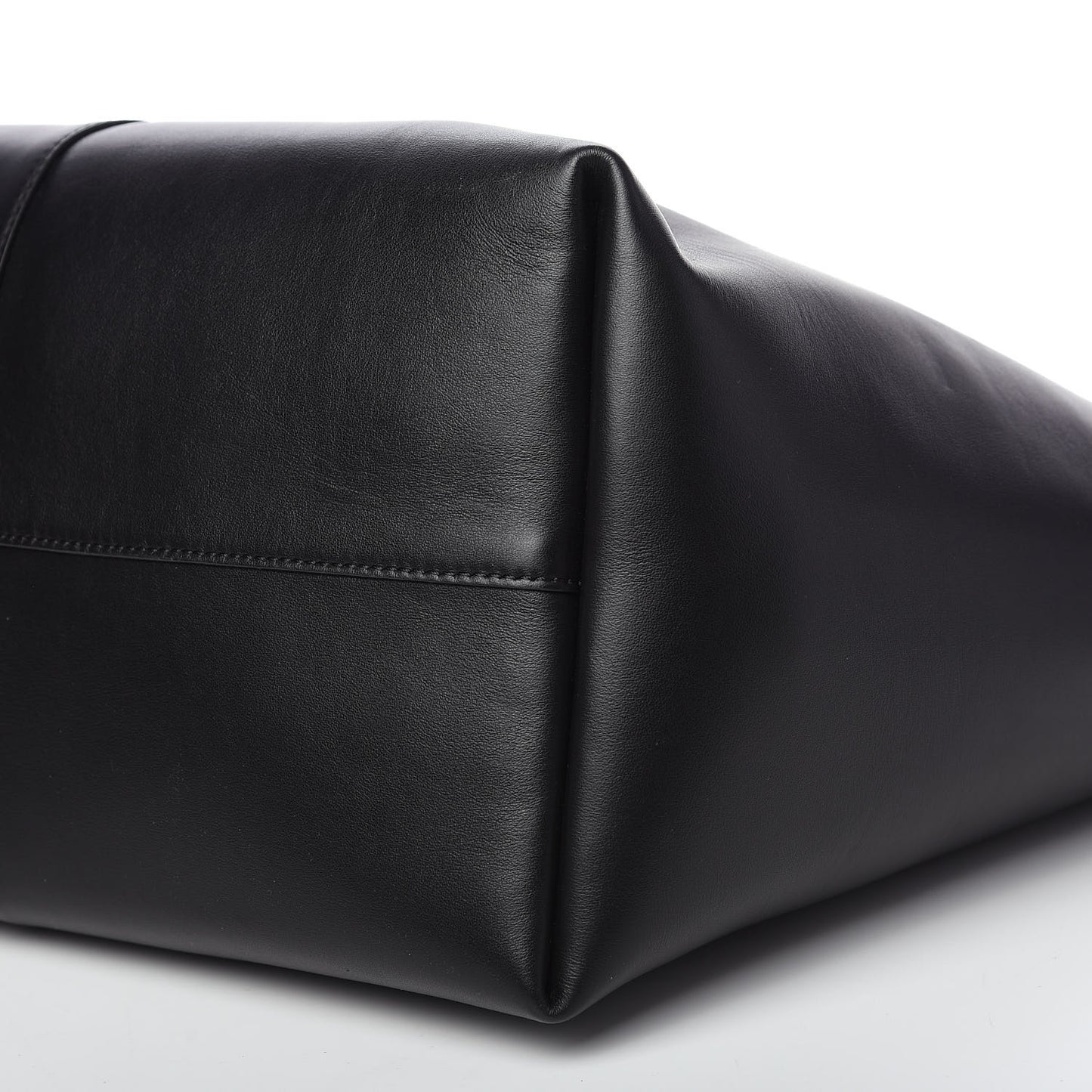 Calfskin Baroque Scarf Tote Black
