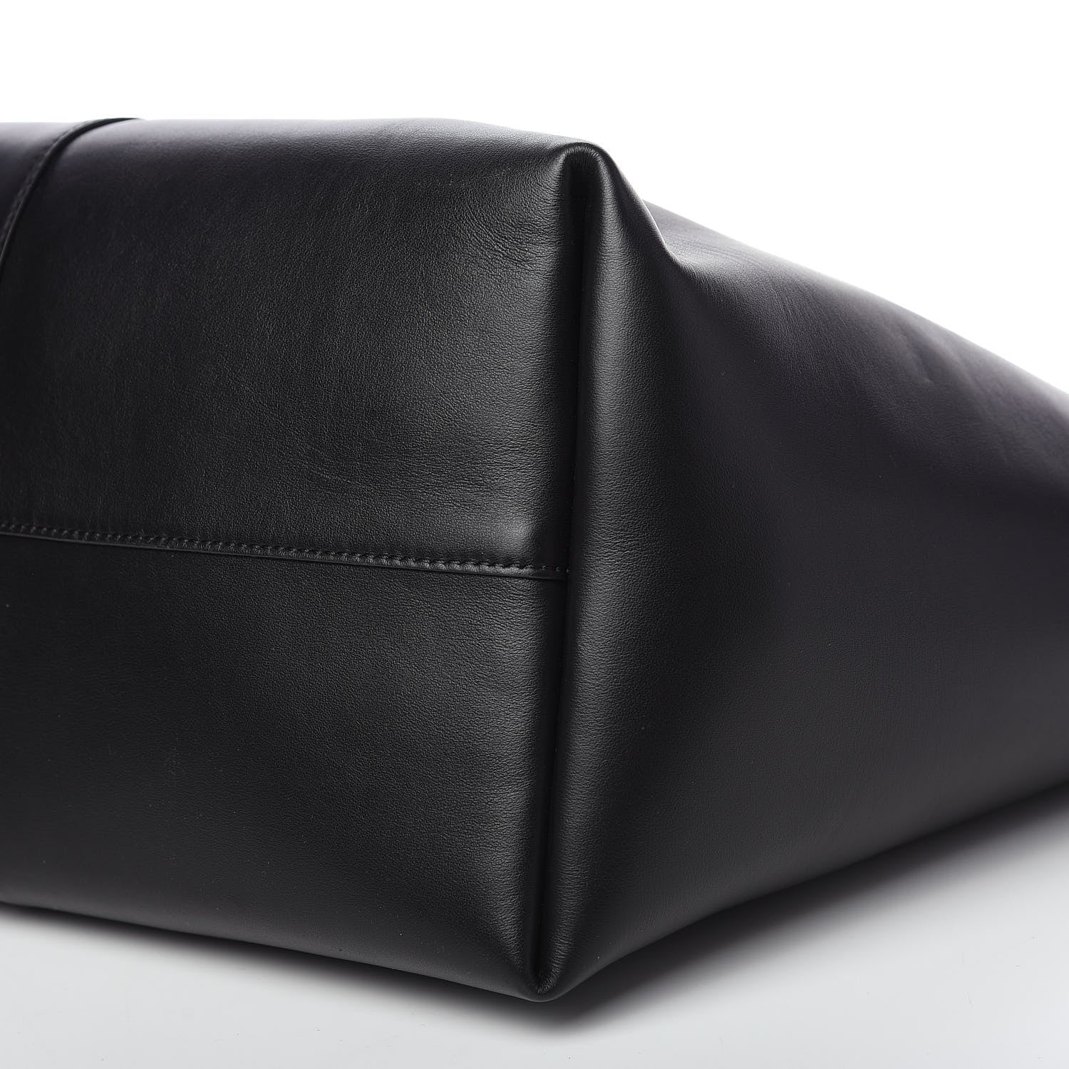 Versace Calfskin Baroque Scarf Tote Black 8 of 9