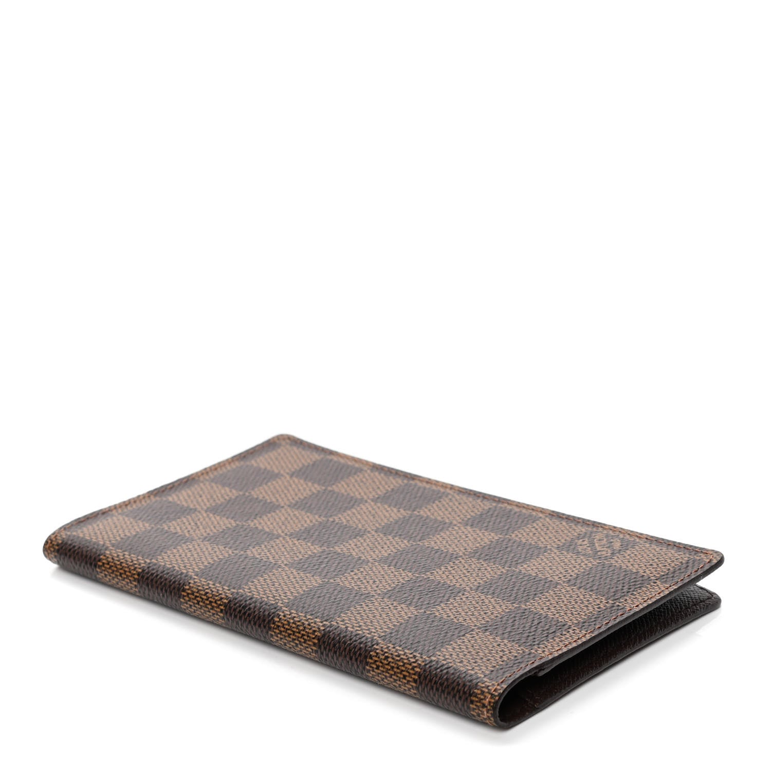 Louis Vuitton Damier Ebene Checkbook Holder Case Wallet 3 of 4