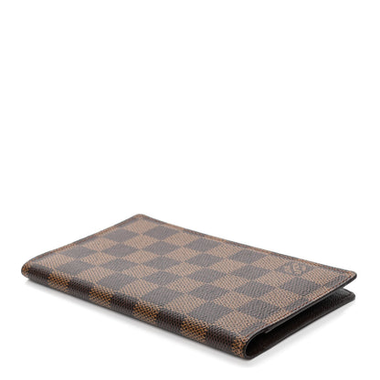Louis Vuitton Damier Ebene Checkbook Holder Case Wallet 3 of 4