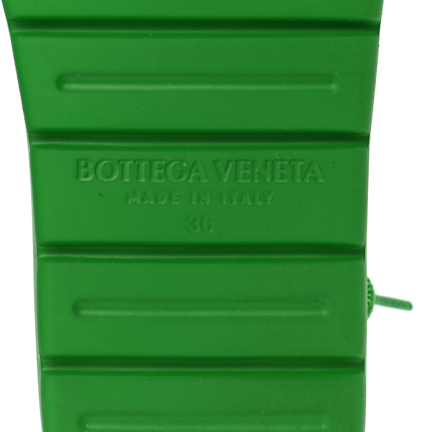 Bottega Veneta Rubber Jelly Sandals 36 Grass 6 of 7