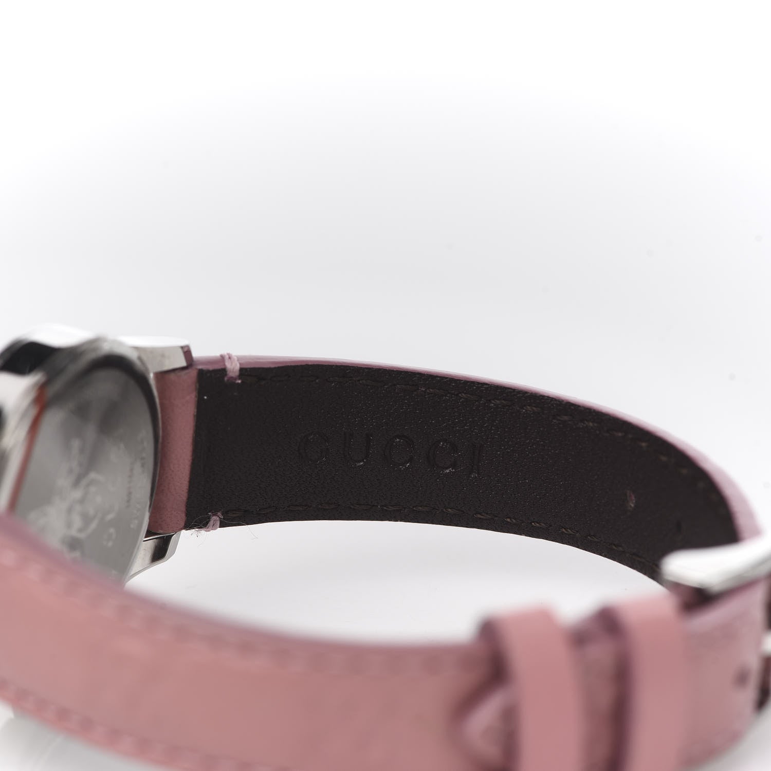 Gucci Stainless Steel Calfskin 27mm G-Timeless Quartz Watch Pink 6 of 8