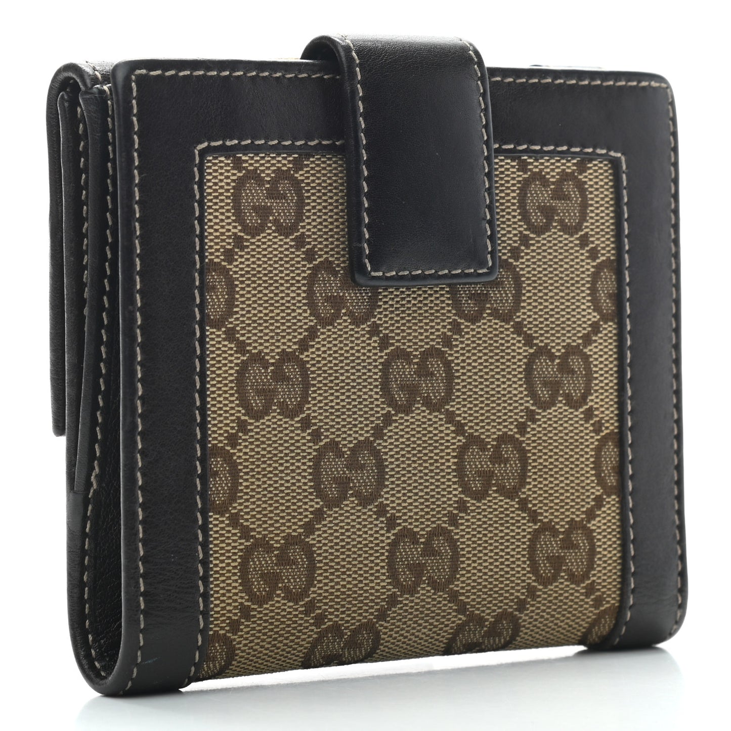 Monogram French Flap Wallet Dark Brown