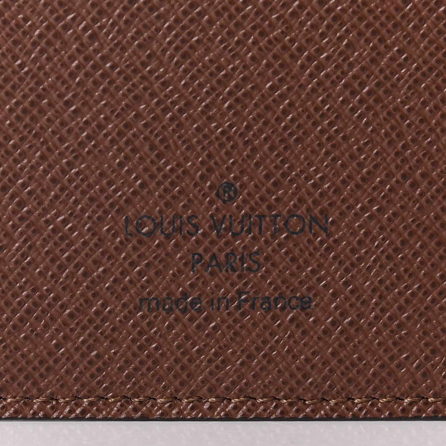 Monogram Desk Agenda Cover
