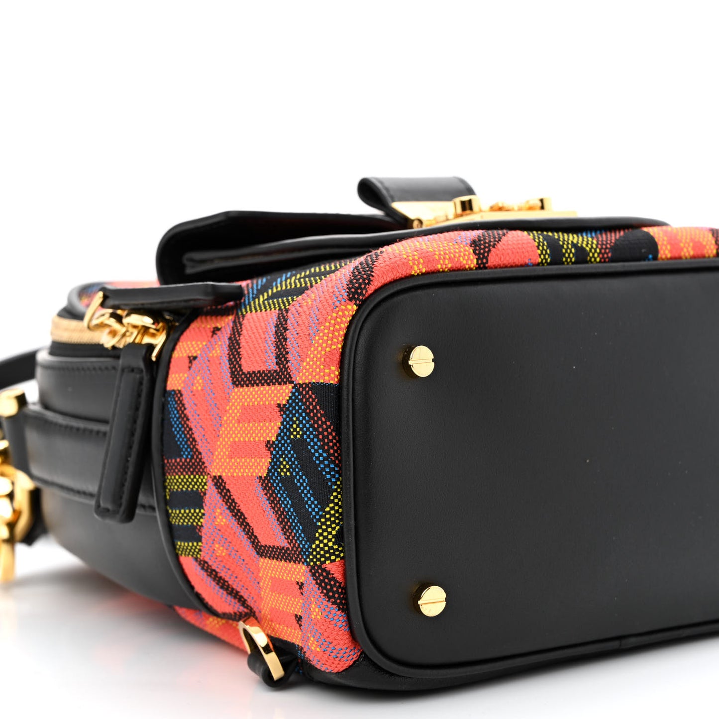 Jaquard Cubic Monogram Rockstar X-Mini Tracy Backpack Multicolor