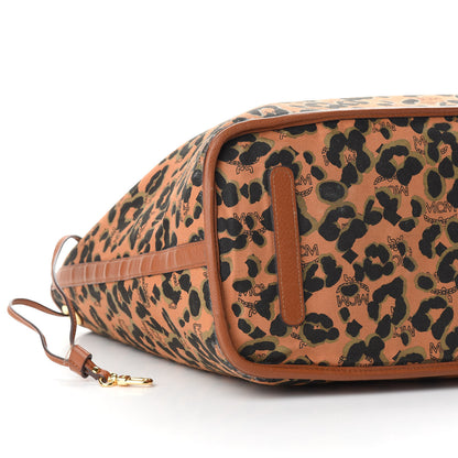 MCM Visetos Reversible Shopping Tote Cognac 13 of 19