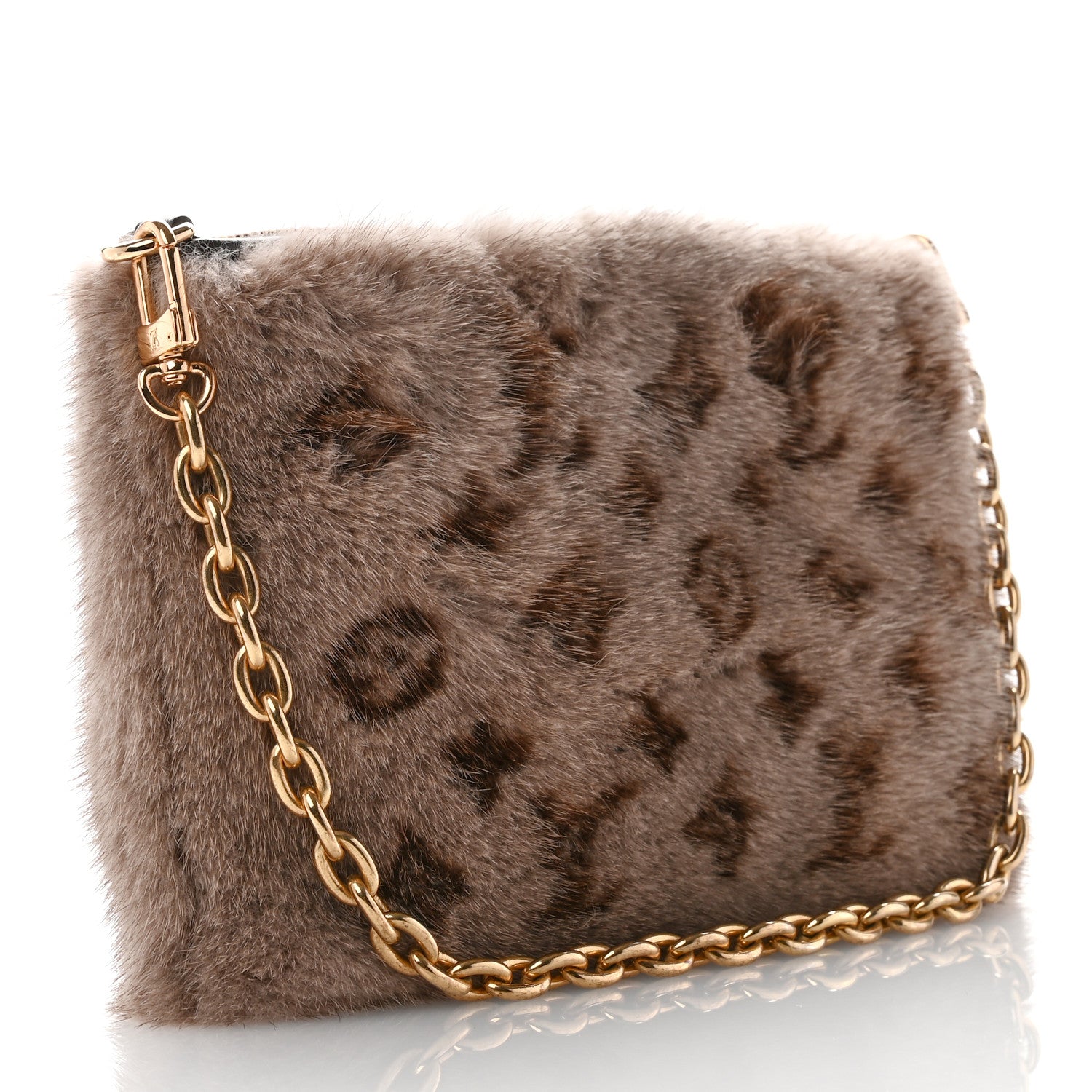 Louis Vuitton Monogram Mink Neo Pochette Vision Milla Brown 3 of 9