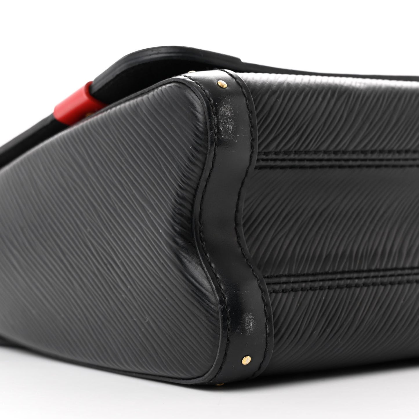 Epi Monogram Complice Trunks and Bags Twist Shoulder Bag MM Black