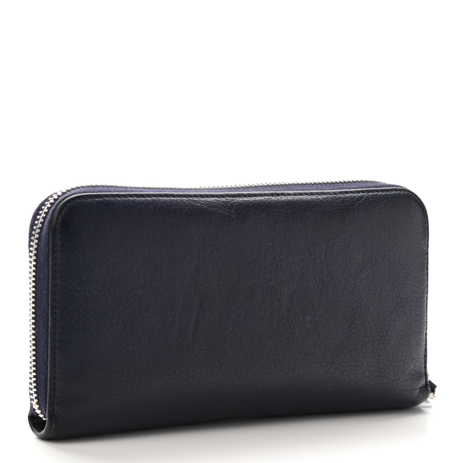 Givenchy Sugar Goatskin Pandora Zip Around Wallet Night Blue 3 of 13