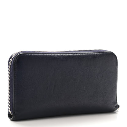 Givenchy Sugar Goatskin Pandora Zip Around Wallet Night Blue 3 of 13