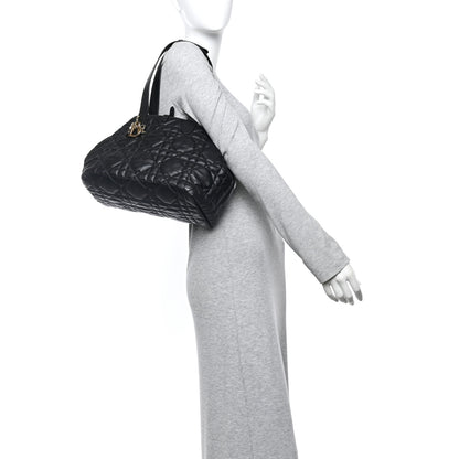 Christian Dior Calfskin Macrocannage Medium Toujours Black 2 of 14