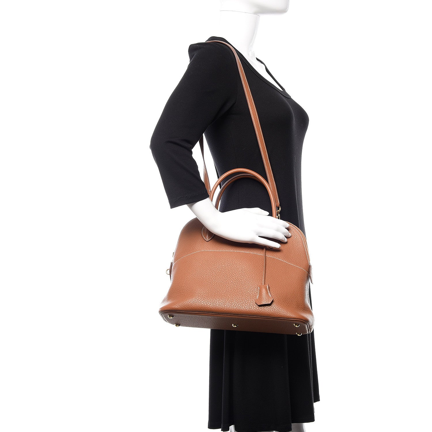 Hermes Taurillon Clemence Bolide 31 Gold 2 of 11