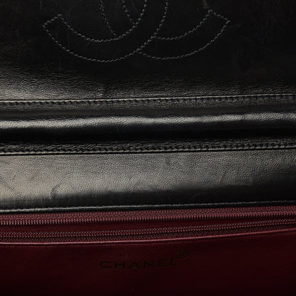 Chanel Lambskin Quilted Medium Single Flap Black 10 of 13