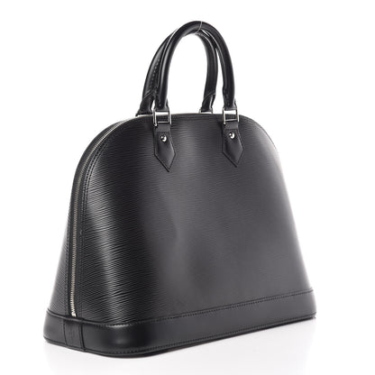 Louis Vuitton Epi Alma MM Black 3 of 12