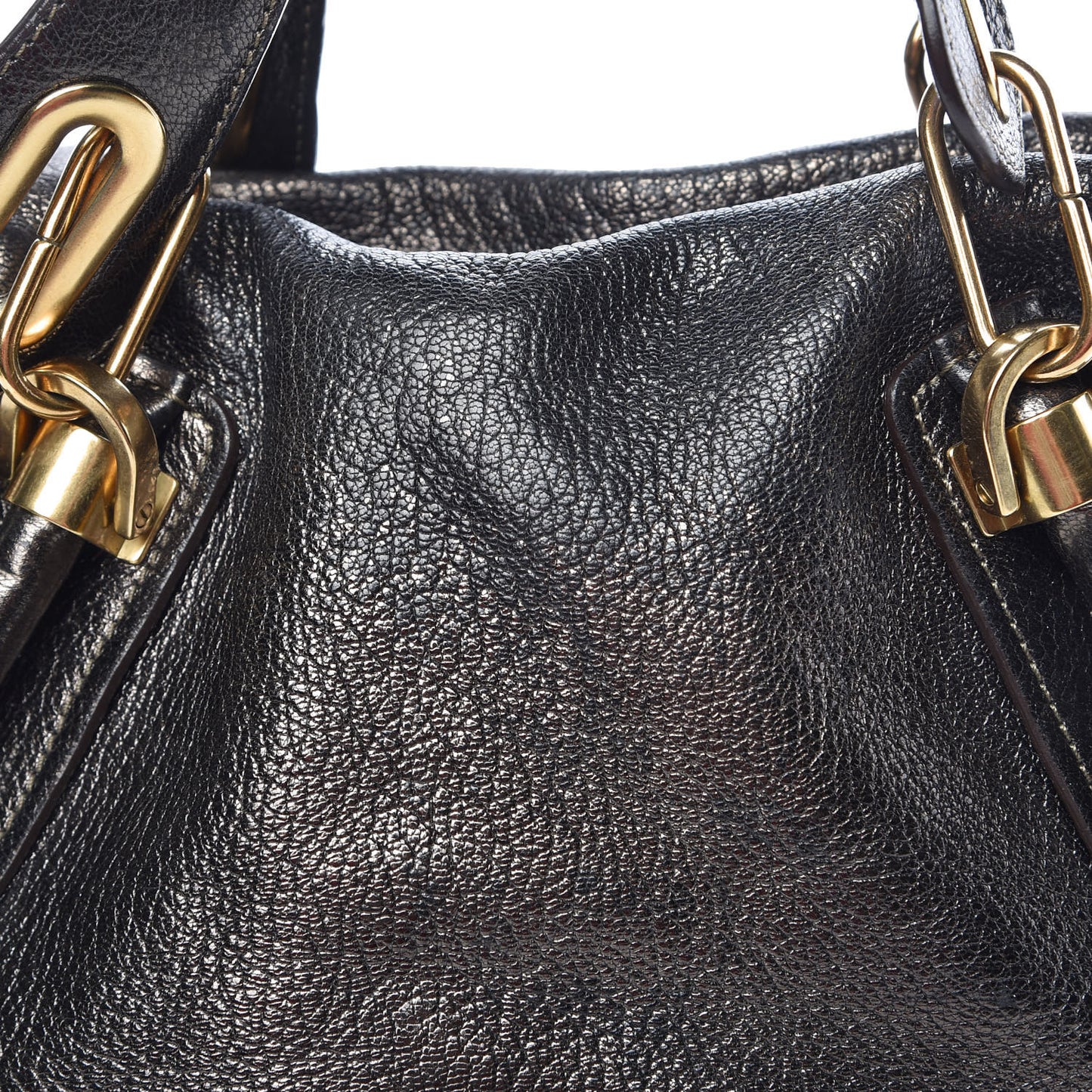 Metallic Calfskin Medium Paraty Bronze
