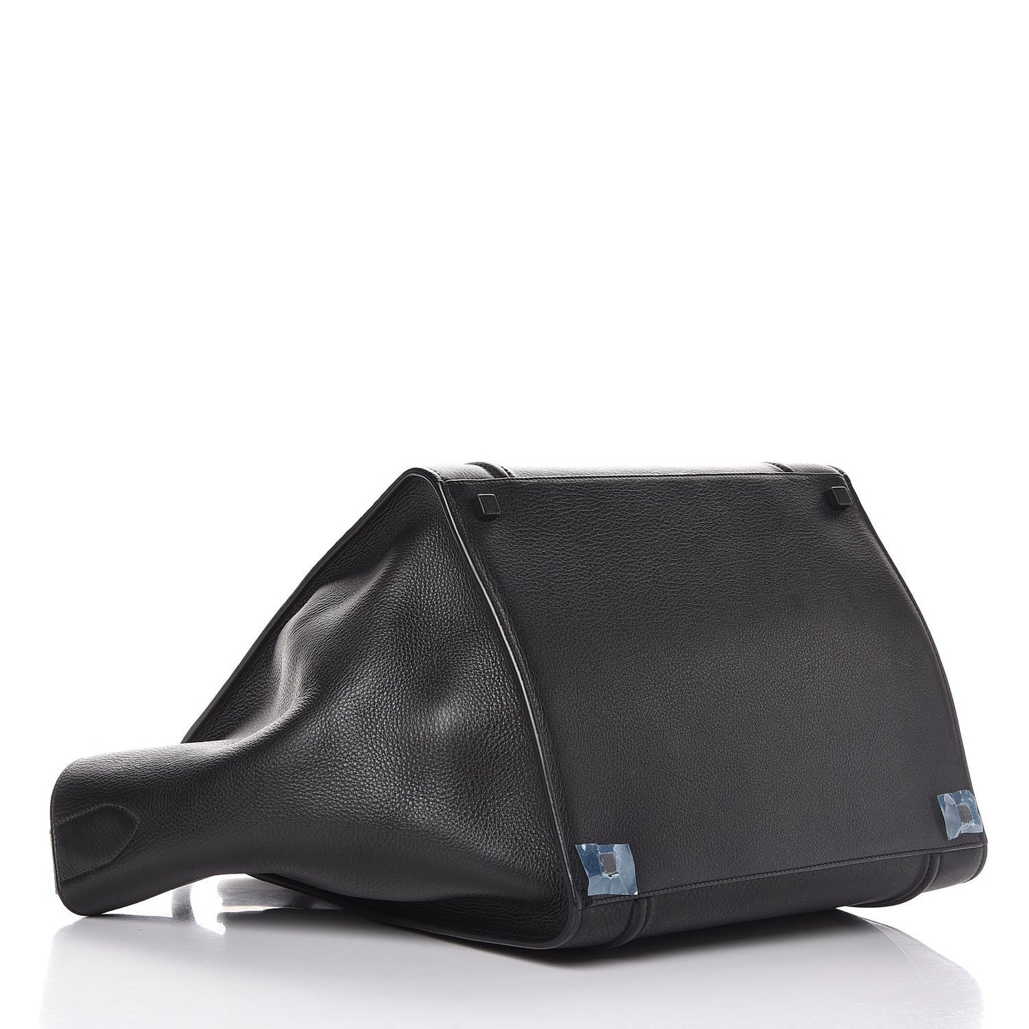 Grained Calfskin Medium Phantom Luggage Black
