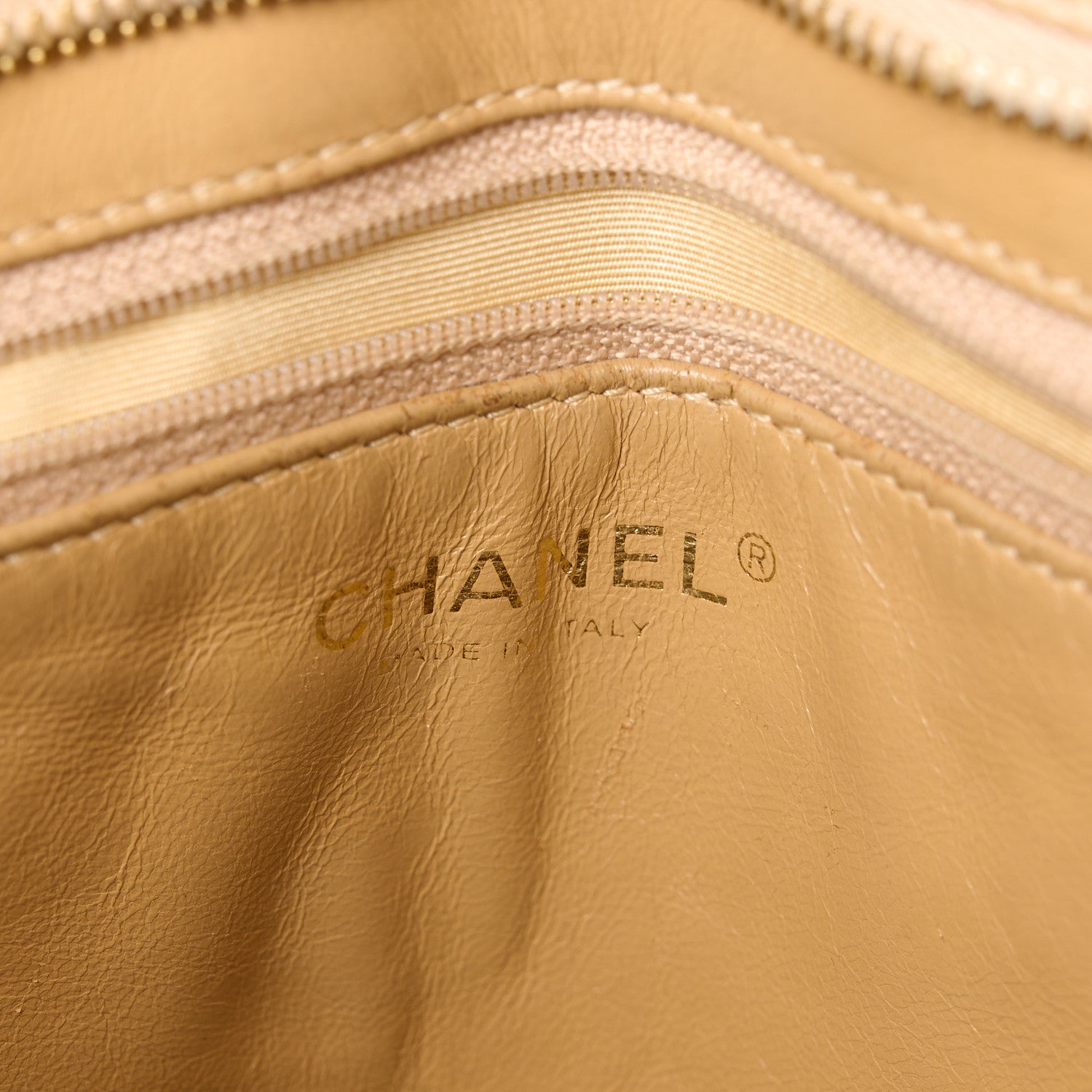 Chanel Caviar Quilted Medallion Tote Beige 6 of 13