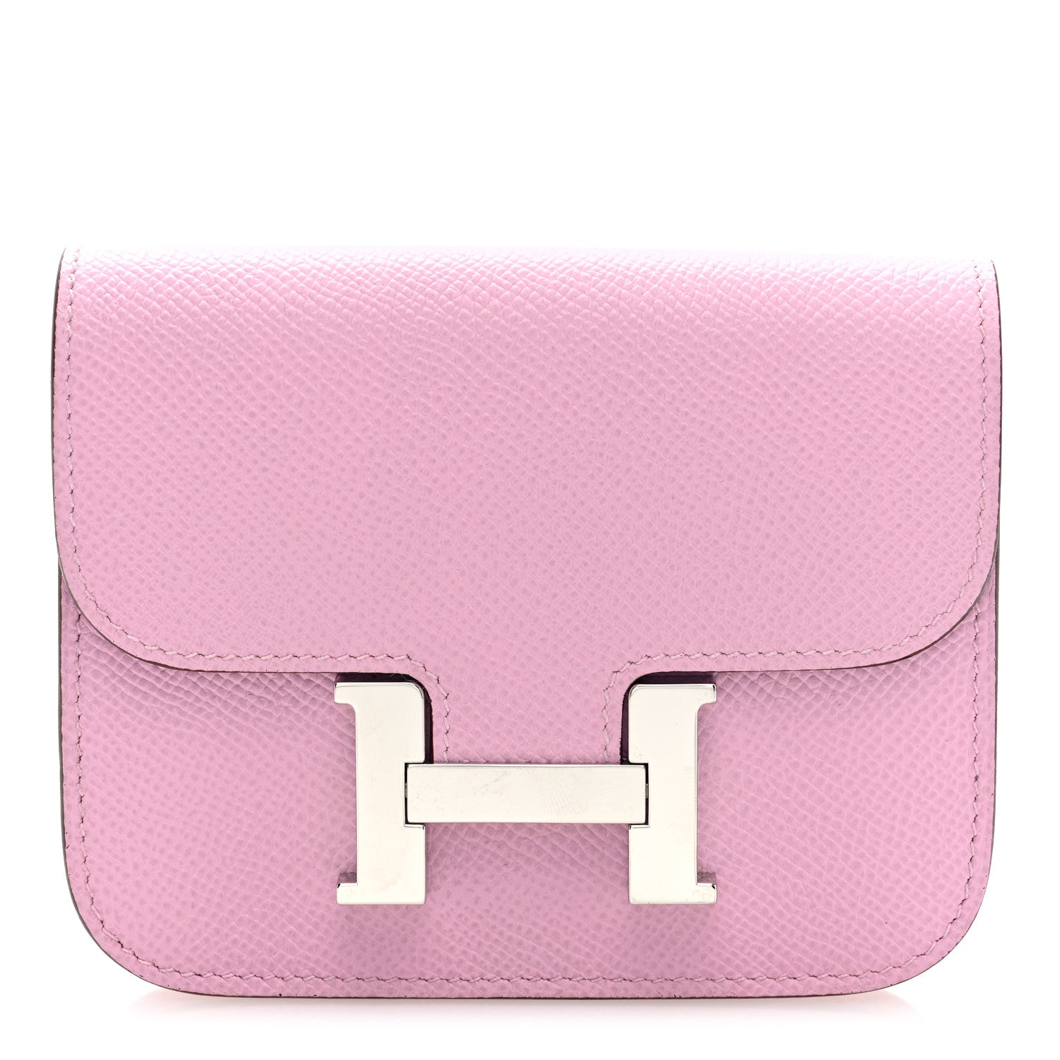Hermes Epsom Constance Slim Wallet Mauve Sylvestre 1 of 8