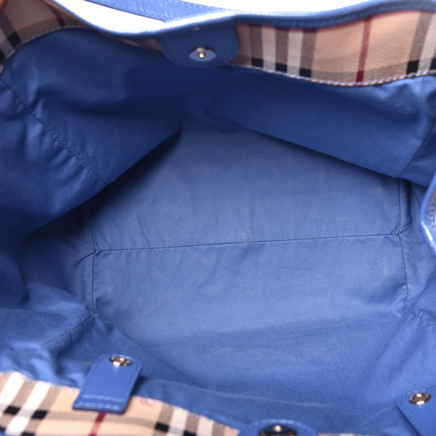 Horseferry Check Canterbury Tote Blue