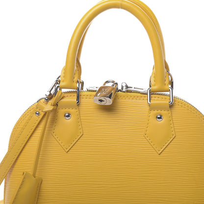 Louis Vuitton Epi Alma BB Citron 9 of 9