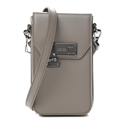 Christian Dior Smooth Calfskin Vertical Pouch Beige 1 of 8