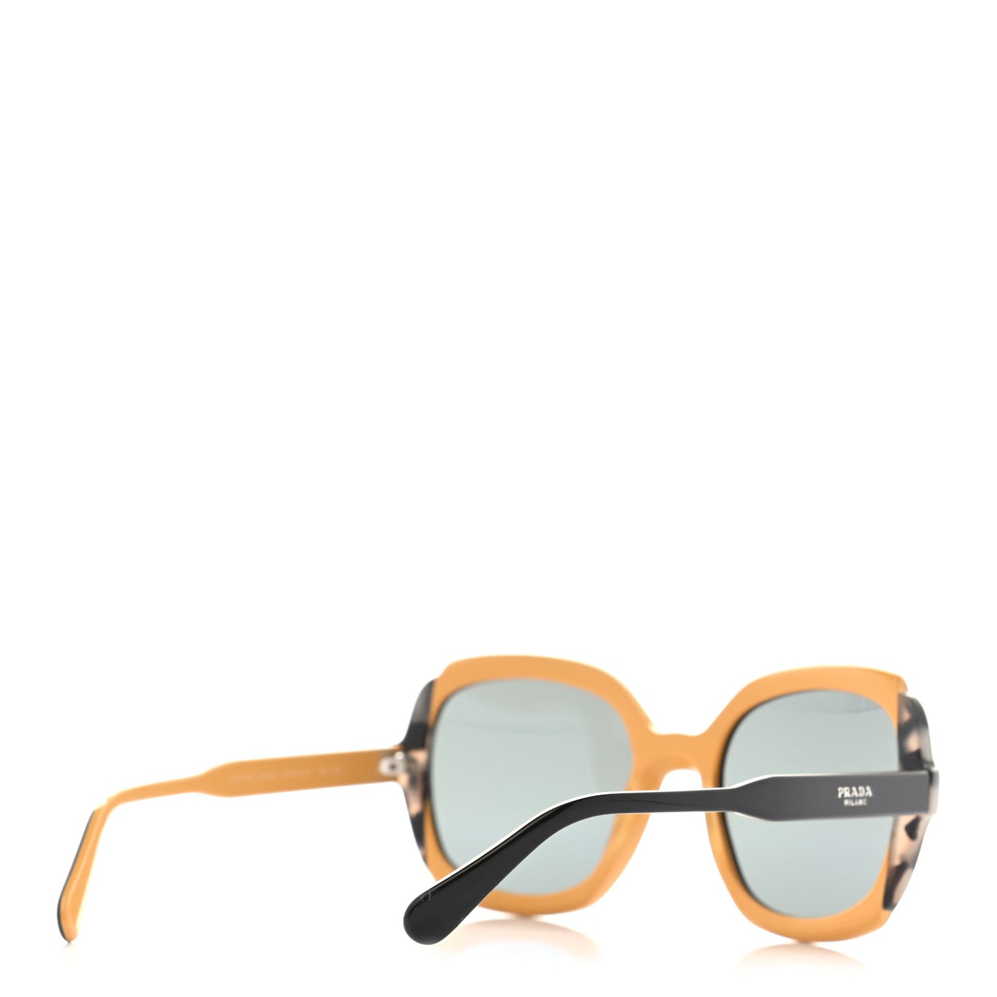 Tortoise Shell Round Sunglasses SPR 16U Black