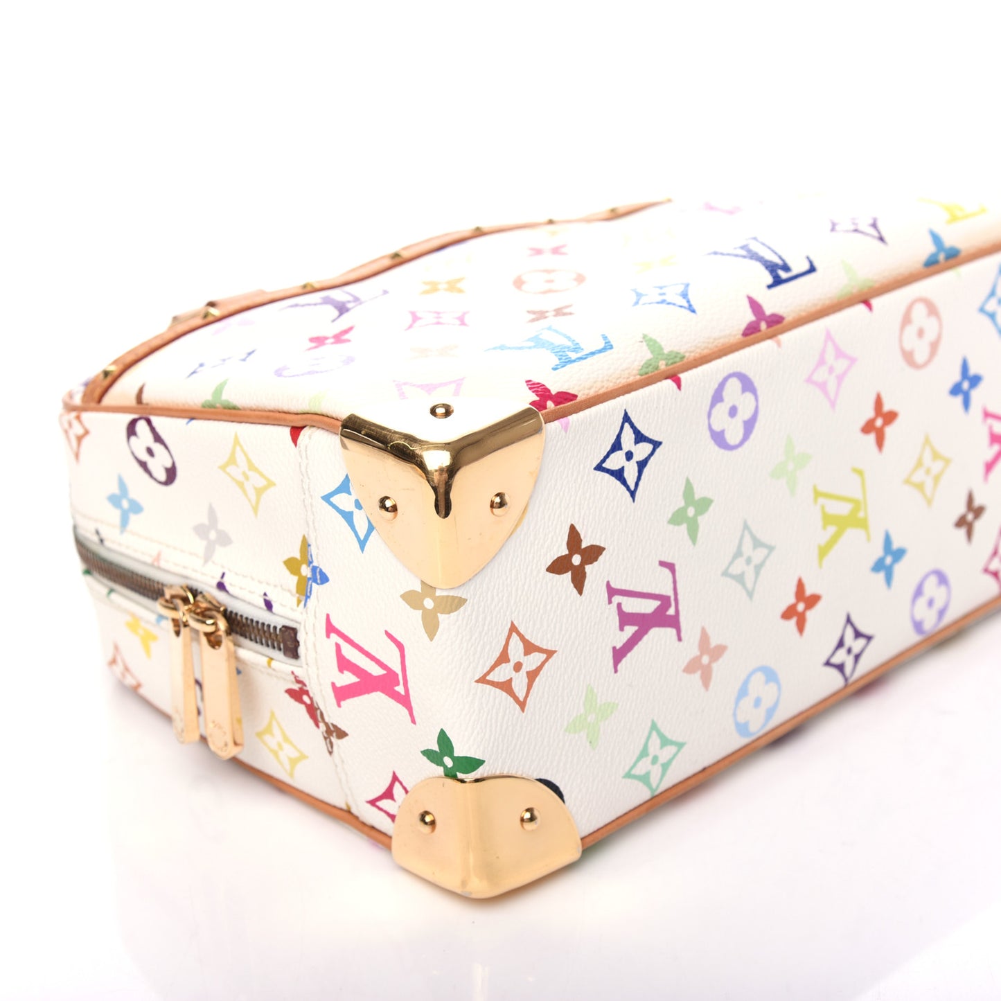 Monogram Multicolor Trouville White