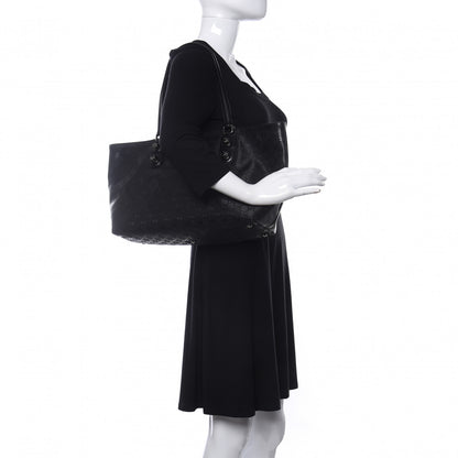 Gucci Imprime Monogram Medium Studded Tote Black 2 of 9