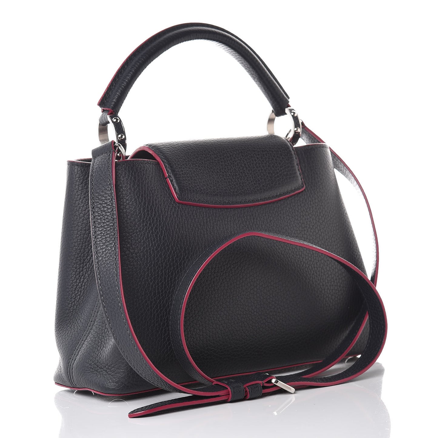 Taurillon Capucines BB Cobalt Fuchsia