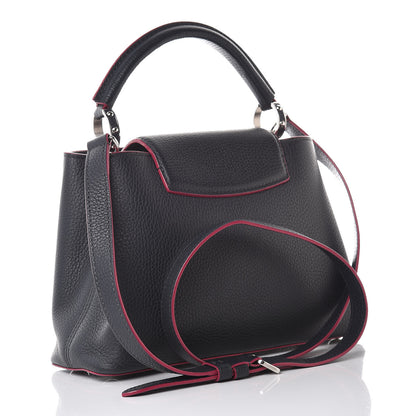 Louis Vuitton Taurillon Capucines BB Cobalt Fuchsia 3 of 10