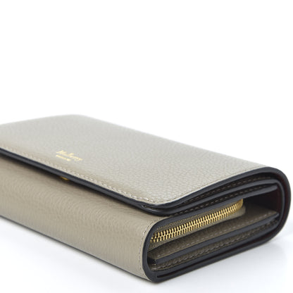 Mulberry Small Classic Grain Medium Continental French Wallet Solid Grey 6 of 9