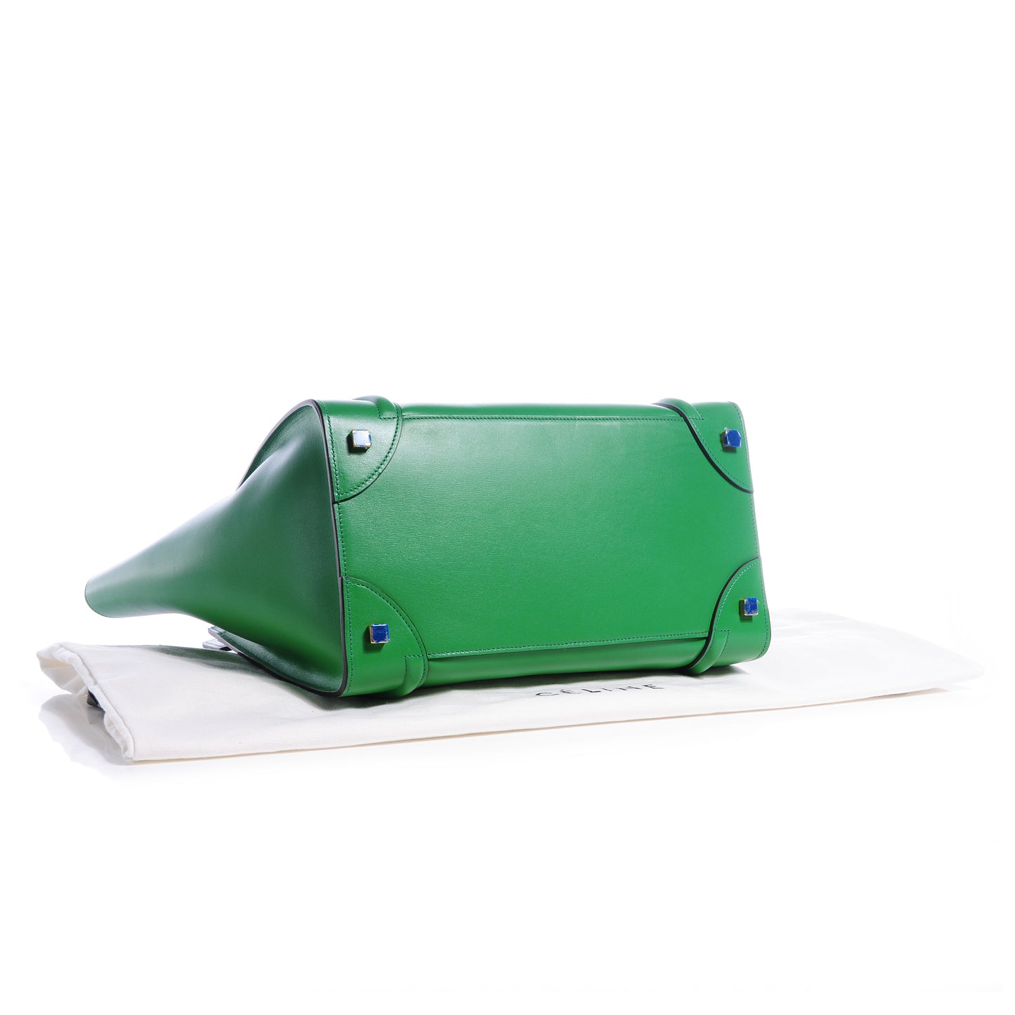Palmelato Leather Mini Luggage Grass Green