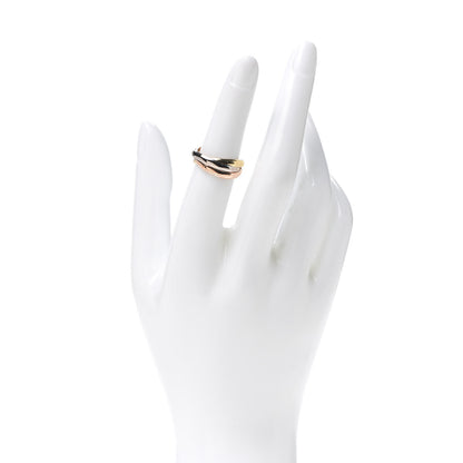 Cartier 18K Pink Yellow White Gold Small Trinity Ring 51 5.75 2 of 6