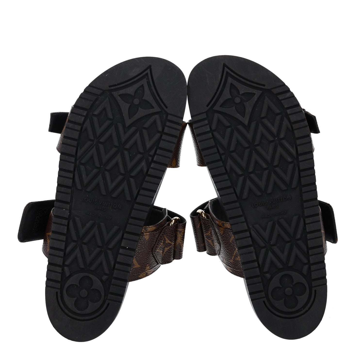 Louis Vuitton Monogram Bom Dia Mule Sandals 37 Black 7 of 10