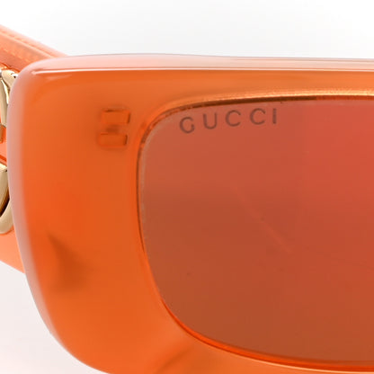Gucci Acetate Square Sunglasses GG0516S Orange 8 of 9