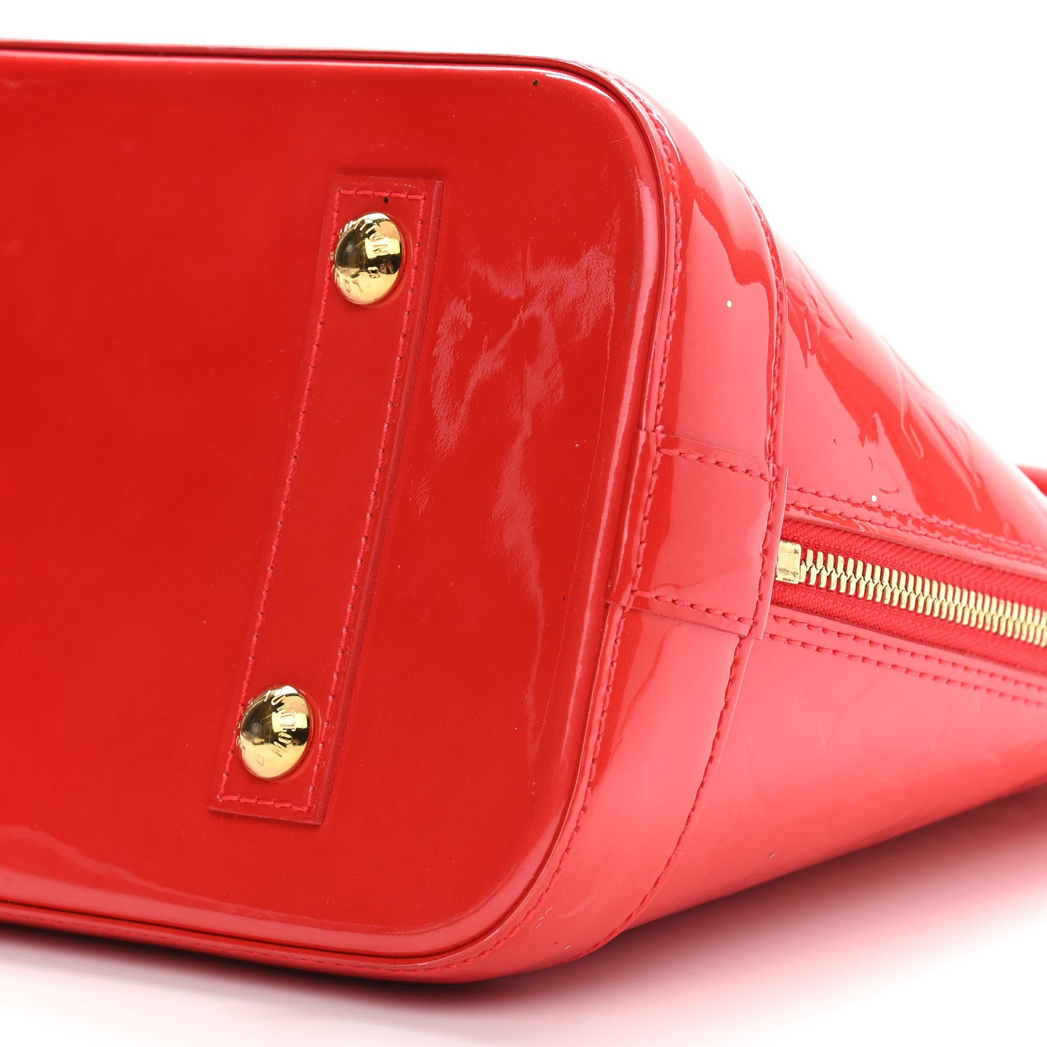 Louis Vuitton Vernis Alma PM Rouge Grenadine 9 of 15