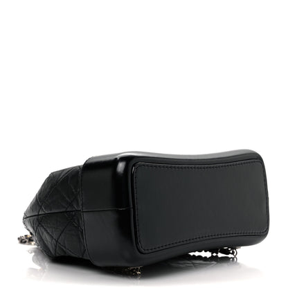 Chanel Aged Calfskin Quilted Small Gabrielle Backpack Black 4 of 11