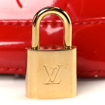 Louis Vuitton Vernis Alma BB Pomme D'Amour 9 of 13