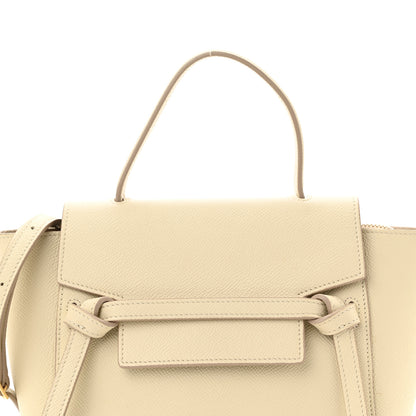 Celine Grained Calfskin Nano Belt Bag Linen 8 of 12