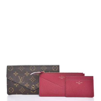 Louis Vuitton Monogram Jeanne Wallet Fuchsia 3 of 12