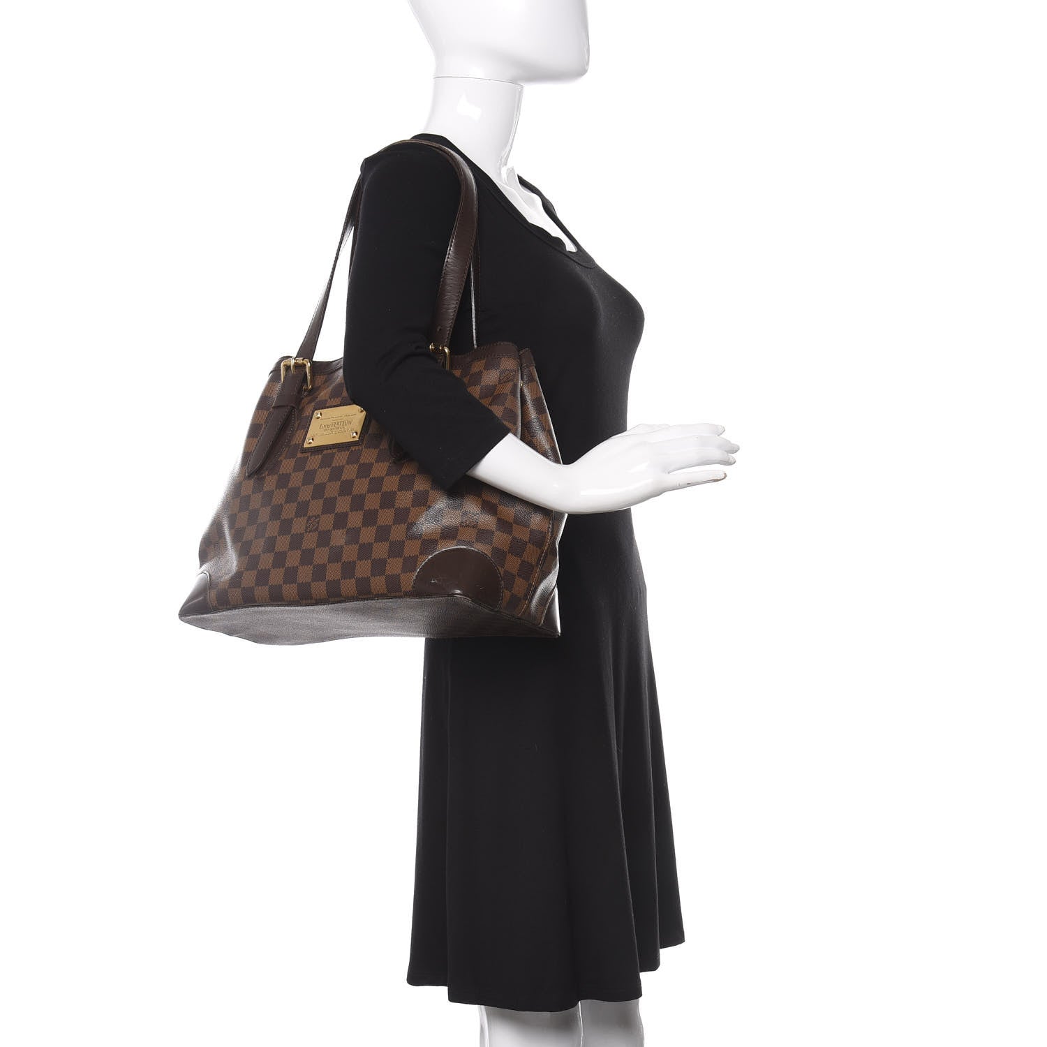 Louis Vuitton Damier Ebene Hampstead MM 2 of 12