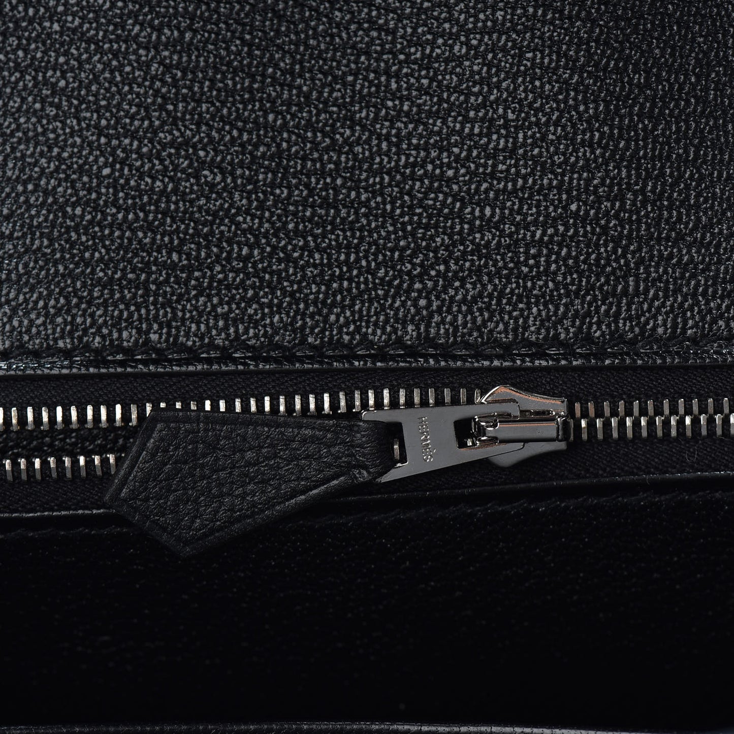 Taurillon Novillo Shiny Niloticus Crocodile Birkin Touch 30 Black Bleu Marine